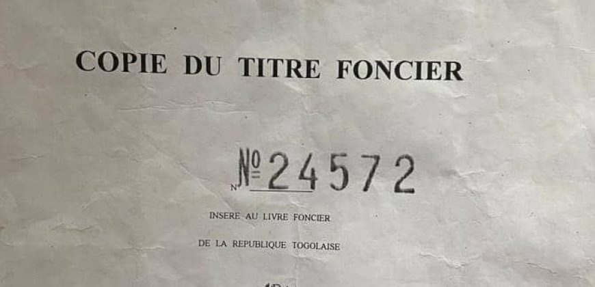 TERRAINS A VENDRE